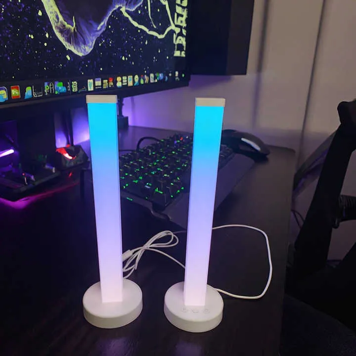 إضاءة أجواء حديثة gb للألعاب مصباح LED ذكي . Modern Ambience Lighting GB Gaming Smart LED