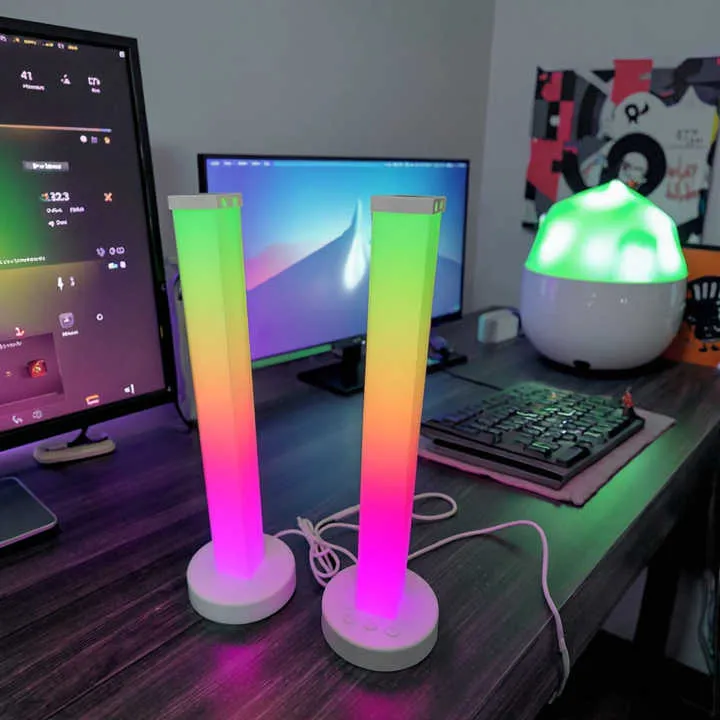 إضاءة أجواء حديثة gb للألعاب مصباح LED ذكي . Modern Ambience Lighting GB Gaming Smart LED