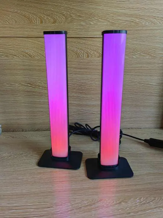 مصباح طاولة ذكي Led المحيط ، كمبيوتر ألعاب . Ambient Led Smart Table Lamp, Cyberpunk Gaming