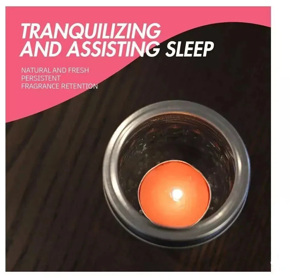 10 PCS Angel Orchid Tealight 2.5 Hours Lasting Aromatherapy Scented Candles -New
