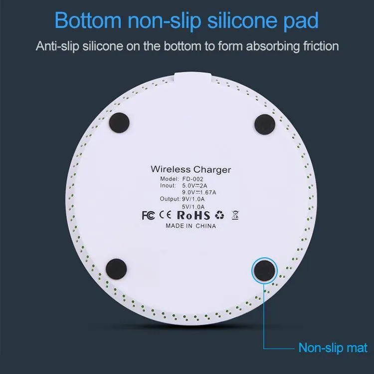 10W Fast Wireless Charger For Android & Iphone