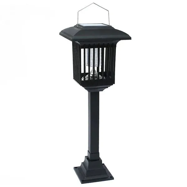 2-in-1 Solar LED Garden Light & Mosquito Zapper  UV Insect Killer for Outdoor Use