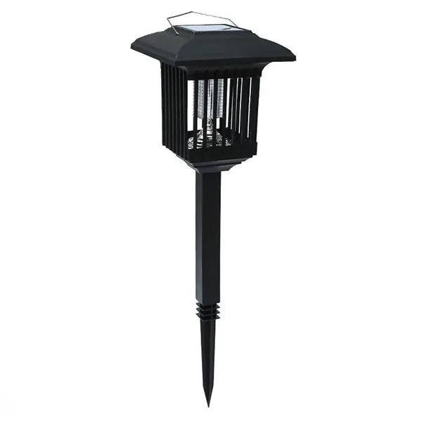 2-in-1 Solar LED Garden Light & Mosquito Zapper  UV Insect Killer for Outdoor Use