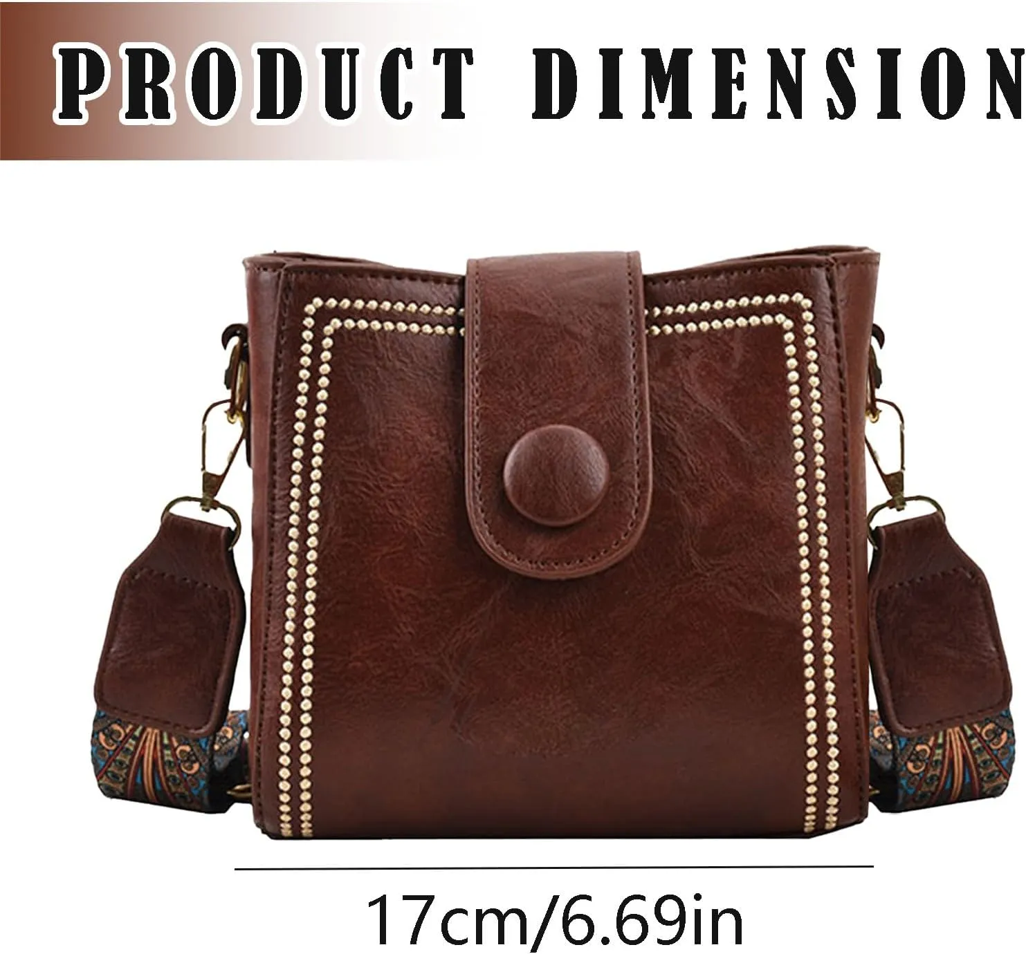 2025 New Bootara Bucket Bag, Bootara Women's Vintage Bunny Charm Bucket Bag, Stylish Minimalist Leather Purse