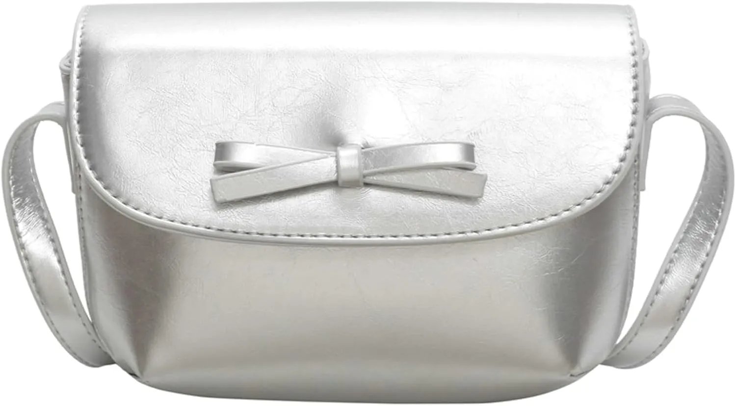 2025 Summer Minimalist Saddle Bag Women Shoulder Crossbody Bag Bow Knot Compact Small Purse