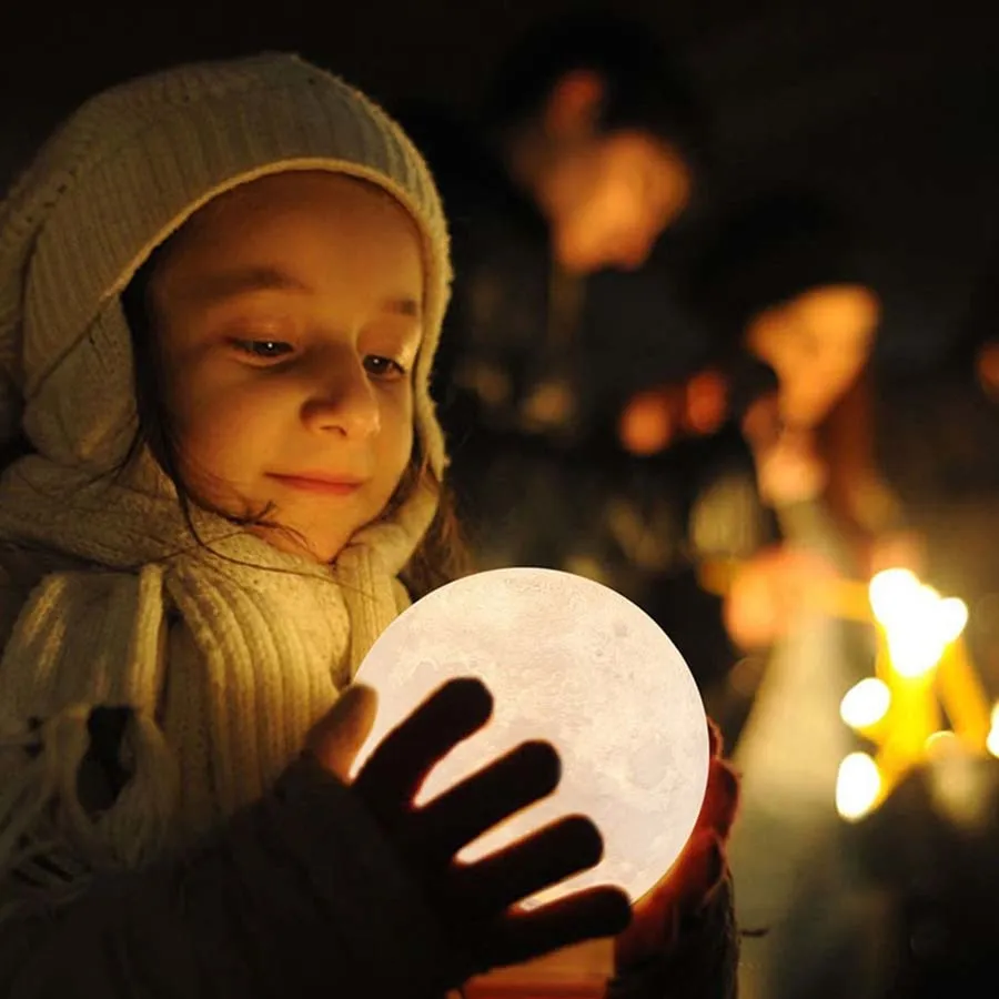 3D Print LED Moon Light