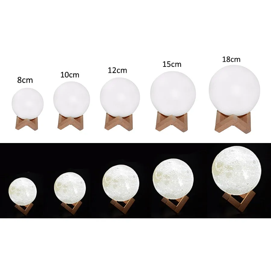 3D Print LED Moon Light