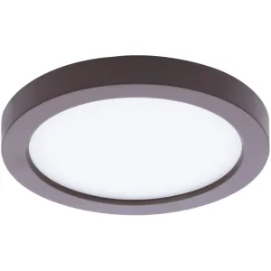 5 in. LED Outdoor Flush Mount 3000K Bronze Finish