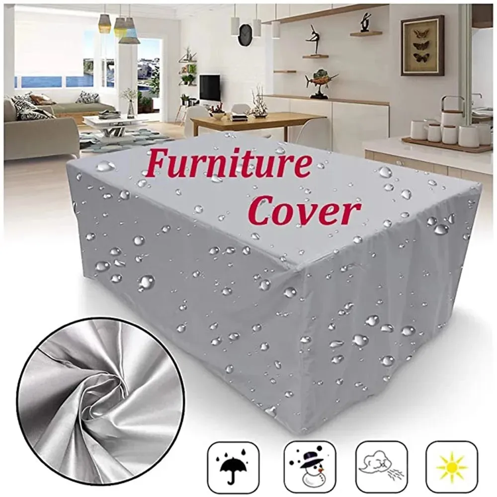 55 Sizes Patio Waterproof Cover Outdoor Garden Furniture Covers Rain Snow Chair Covers for Sofa Table Chair Dust Proof Cover