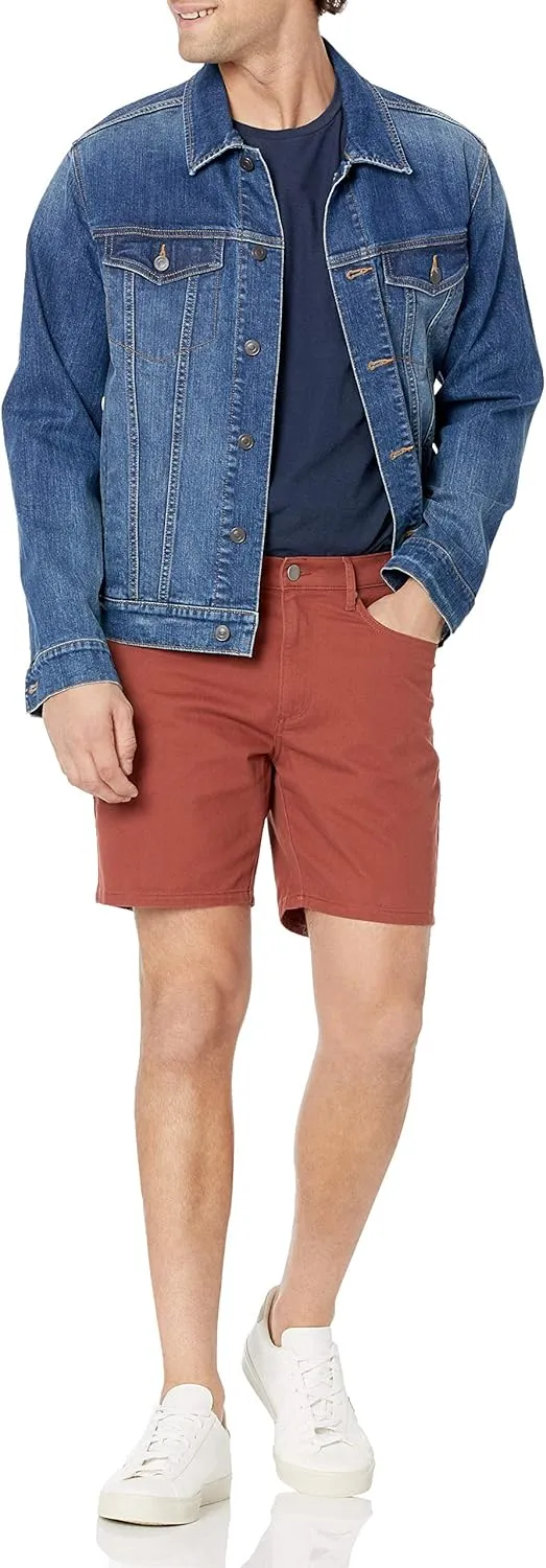 Amazon Essentials Men's Slim-Fit 7" Inseam Stretch 5-Pocket Short