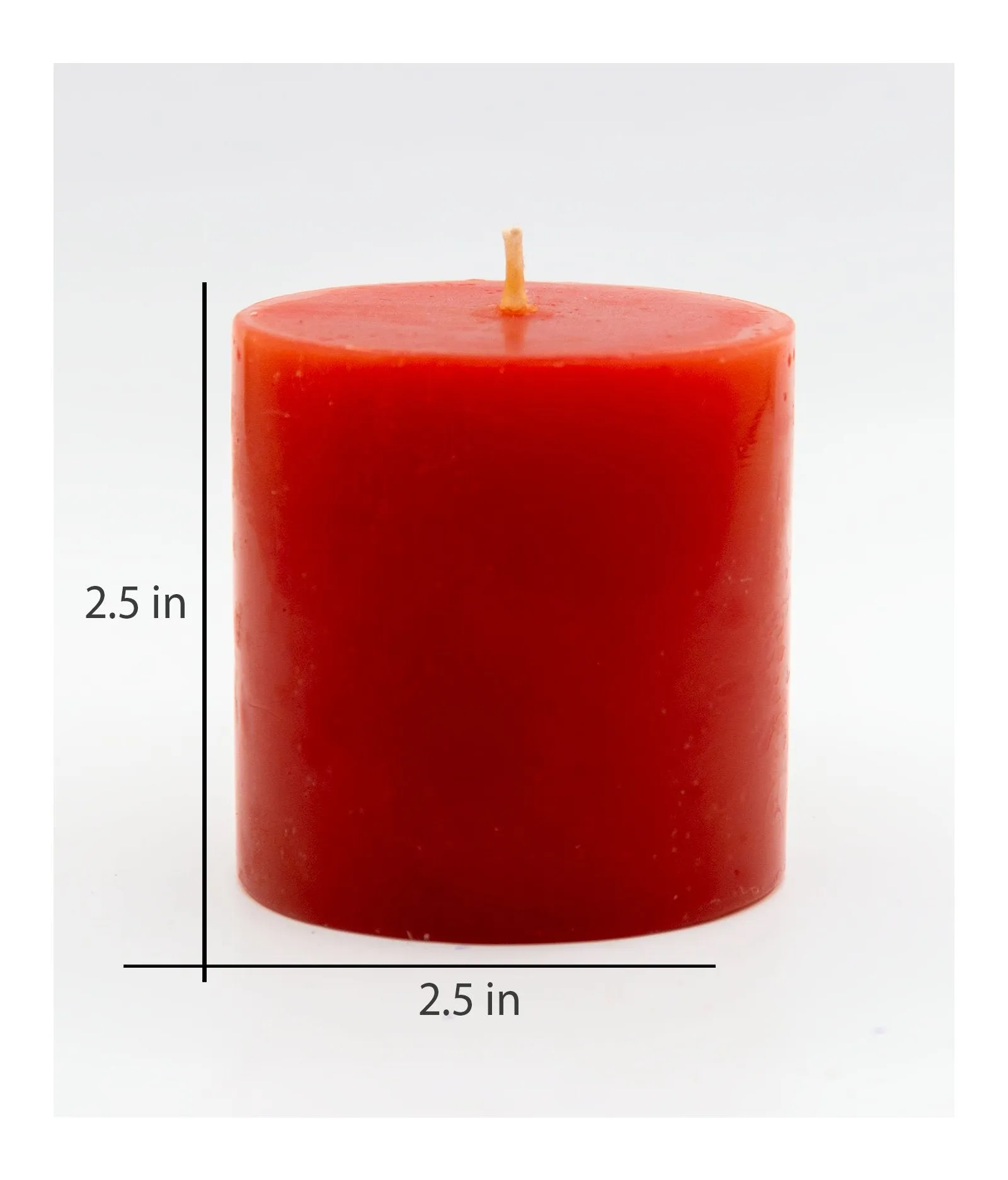 American-Elm Combo Pack of 3 Scented Rose Lemon & Strawberry Aroma Candles ( 2.5x2.5 Inch)
