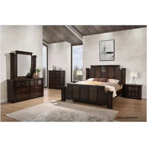 Arissa Bedroom Set - Queen Bed/Bedside/Dresser/Chest Drawer