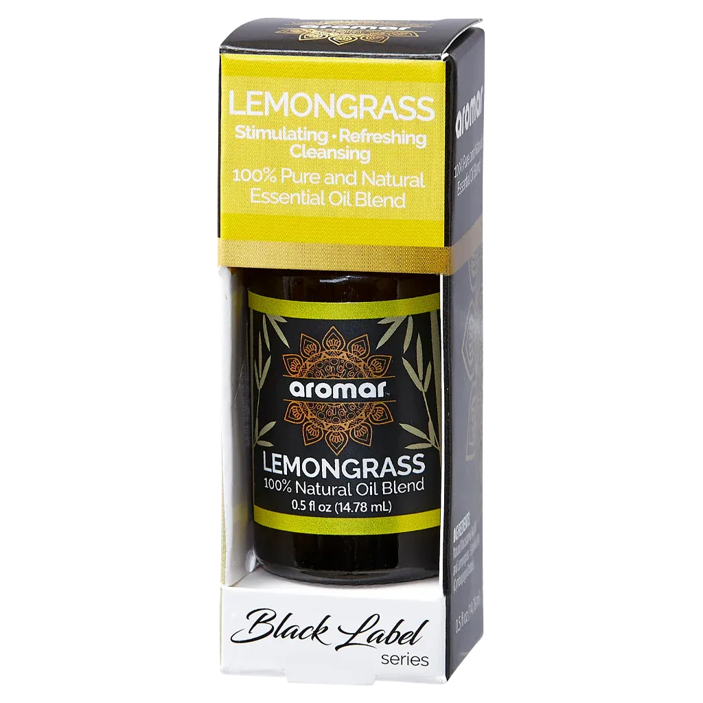 Aromar Pure Essential Oil – Lemongrass – 0.5oz.