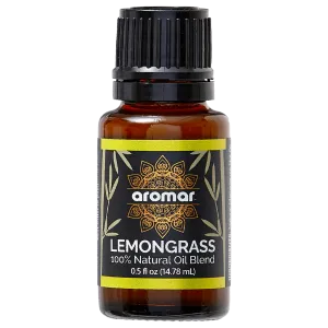 Aromar Pure Essential Oil – Lemongrass – 0.5oz.