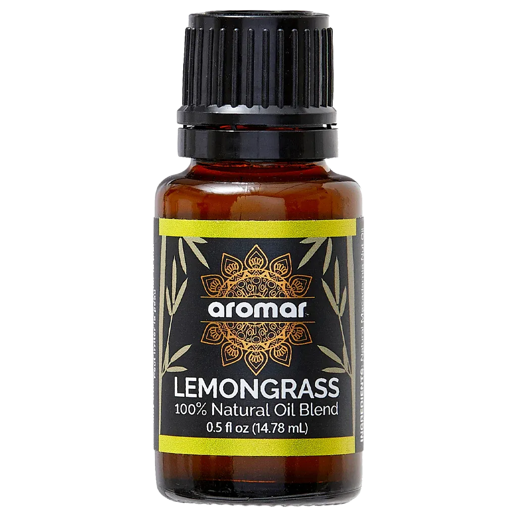 Aromar Pure Essential Oil – Lemongrass – 0.5oz.