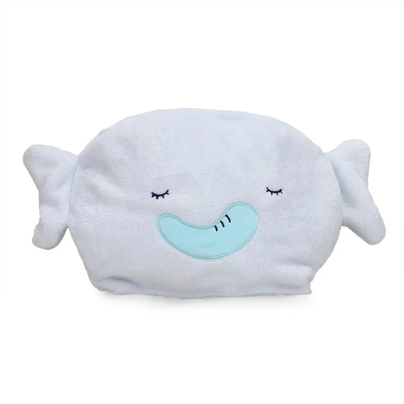 Baby Bath Towel - Blue Elephant