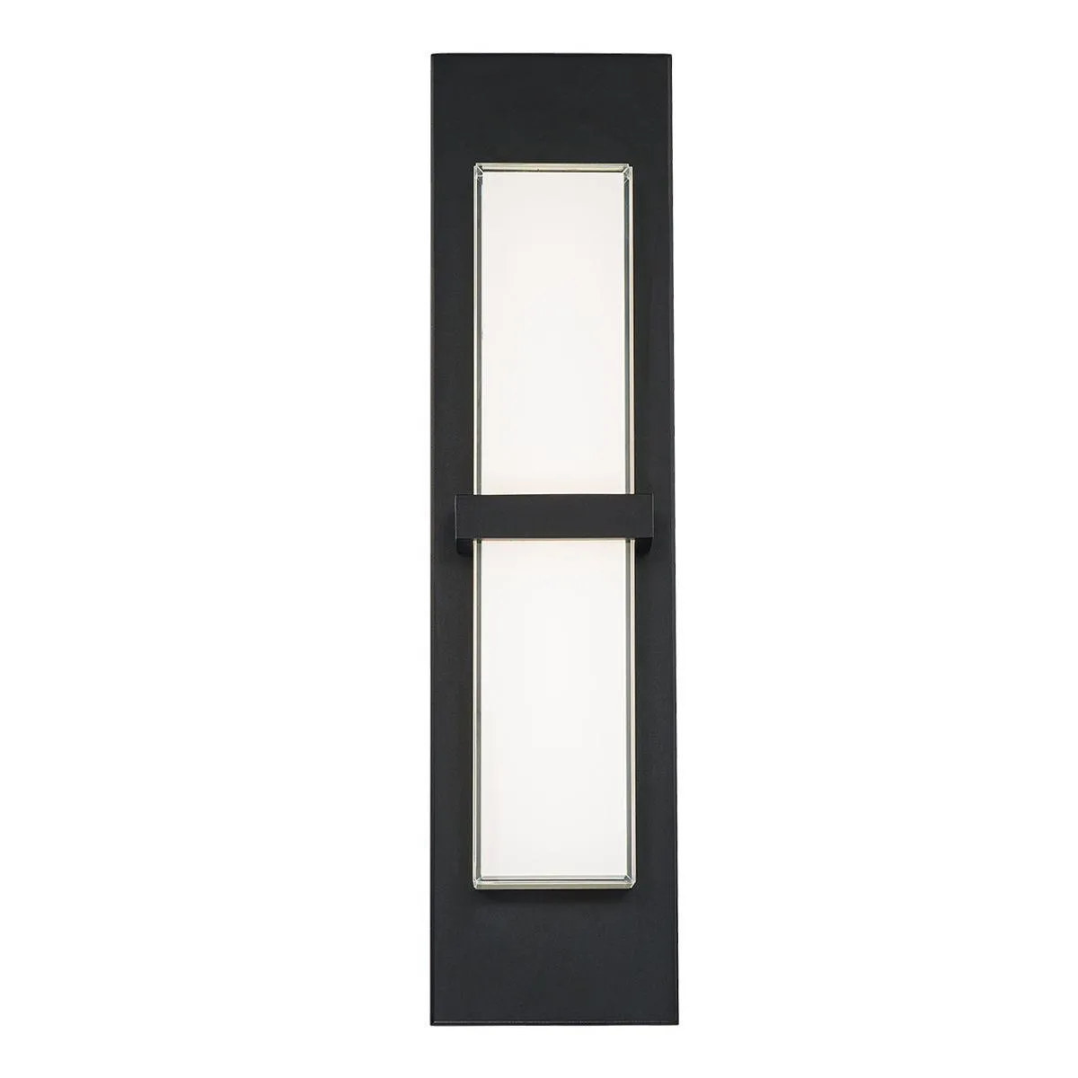 Bandeau 22 in LED Outdoor Wall Sconce 734 Lumens Black Finish