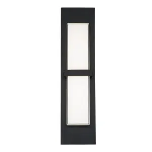 Bandeau 22 in LED Outdoor Wall Sconce 734 Lumens Black Finish