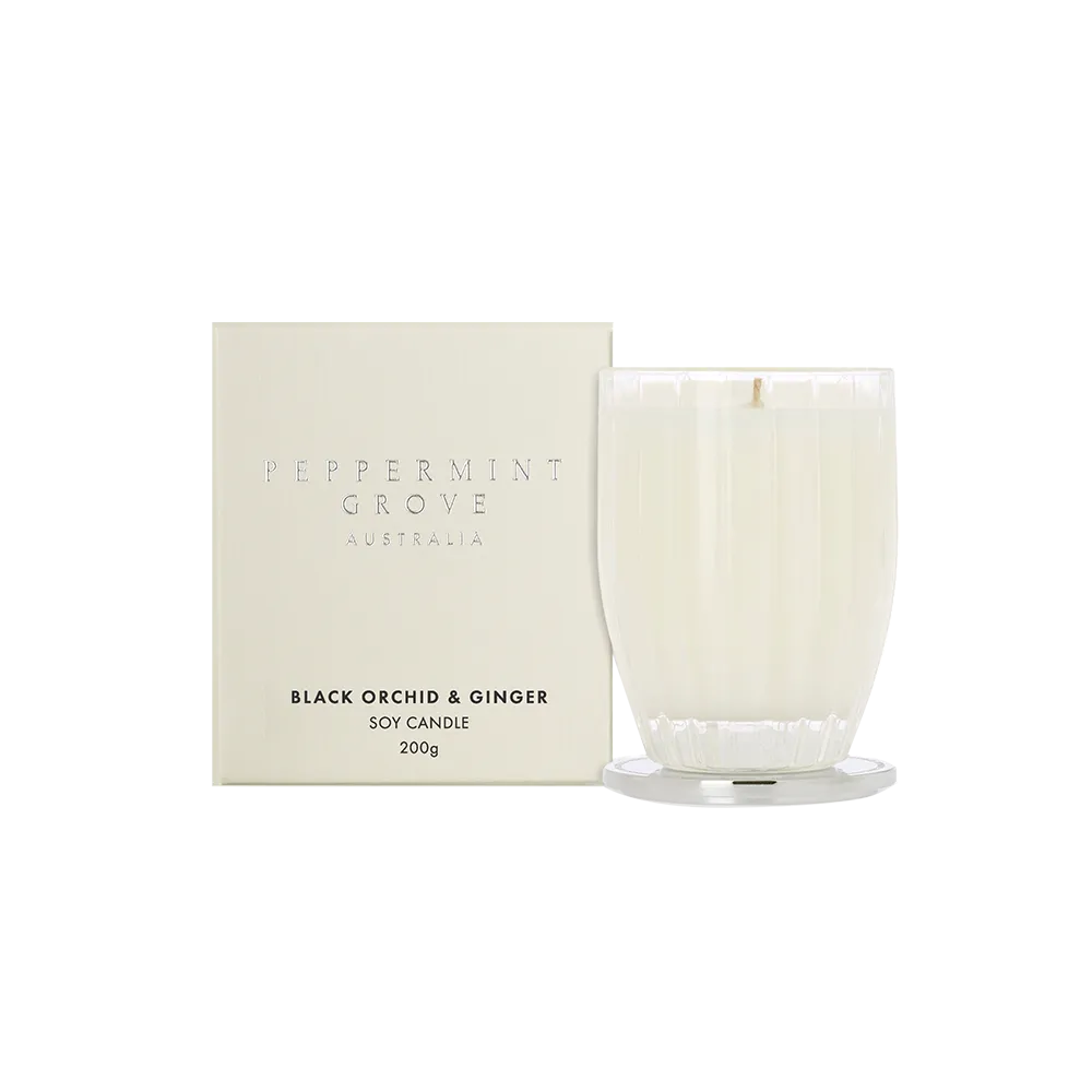Black Orchid & Ginger Soy Candle 200g