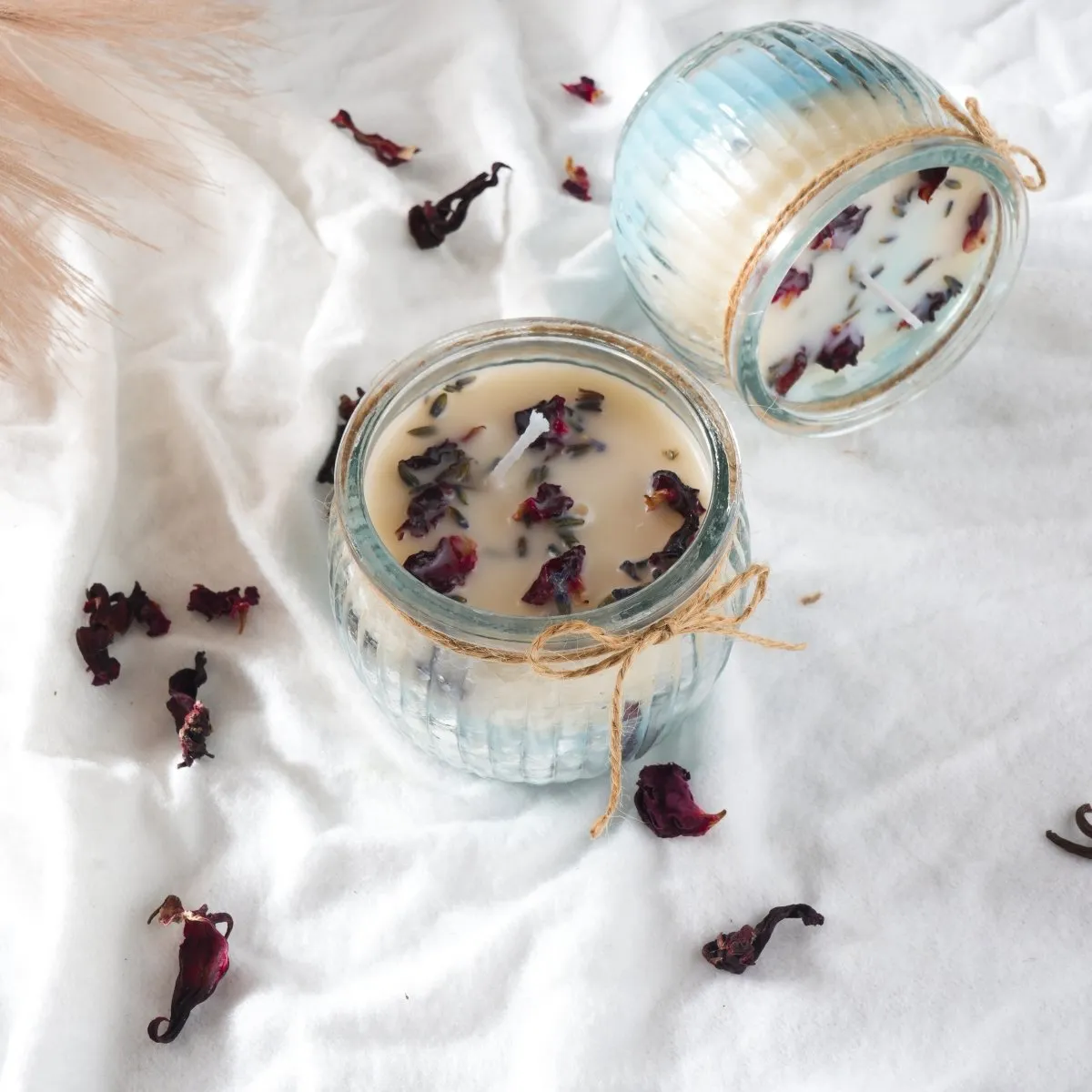 Blue-White Mishti Doi Soy Wax Candle