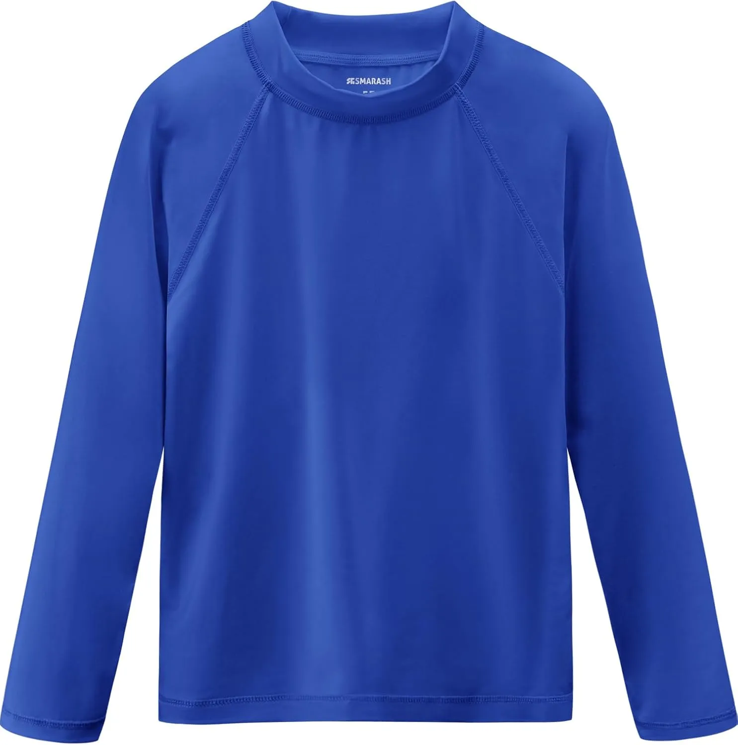 Boys Rash Guard Long Sleeve UPF 50  Sun Protection Swim Shirt Rashguard Fishing Surf Quick Dry Cool Beach Sun Shirt for Toddler Kids Klein Blue 3T