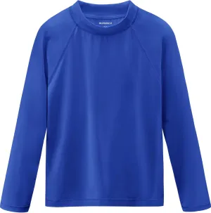 Boys Rash Guard Long Sleeve UPF 50  Sun Protection Swim Shirt Rashguard Fishing Surf Quick Dry Cool Beach Sun Shirt for Toddler Kids Klein Blue 3T