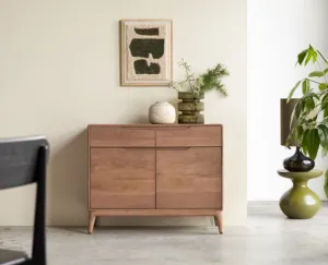 Bressels Solid Wood Two door and Drawer storage cabinet
