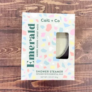 Cait & Co Gem Shower Steamer - Emerald