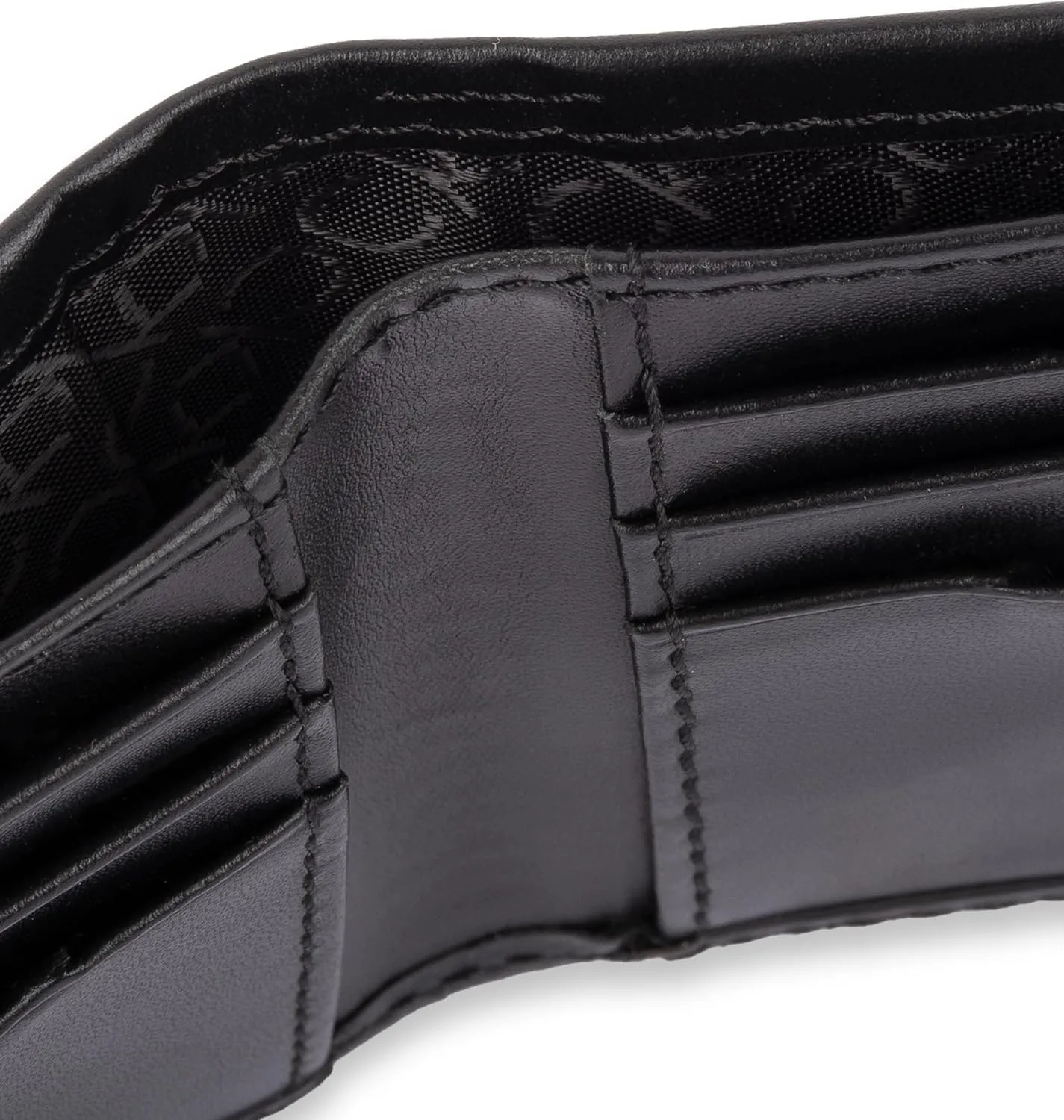 Calvin Klein Men's RFID Leather Minimalist Bifold Wallet with Multiple Card Slots and ID Window