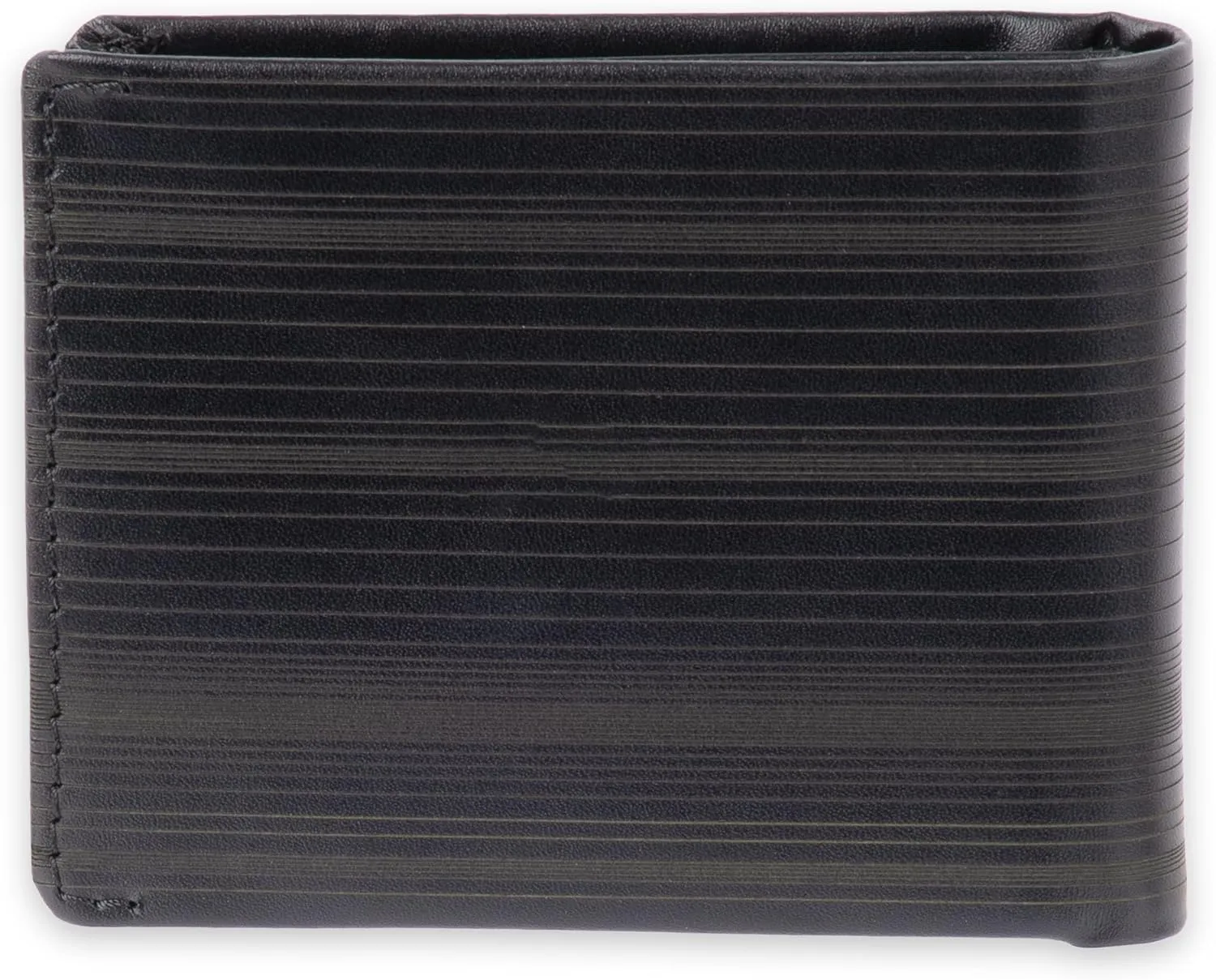Calvin Klein Men's RFID Leather Minimalist Bifold Wallet with Multiple Card Slots and ID Window