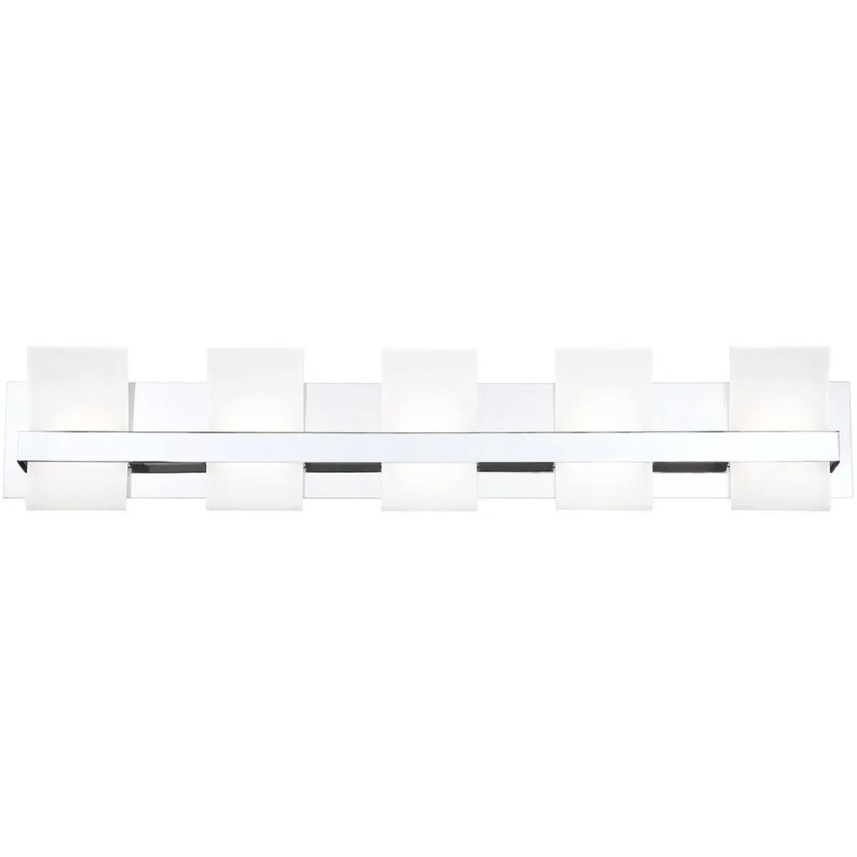 Cambridge 36 in. 5 Lights LED Vanity Light Chrome finish