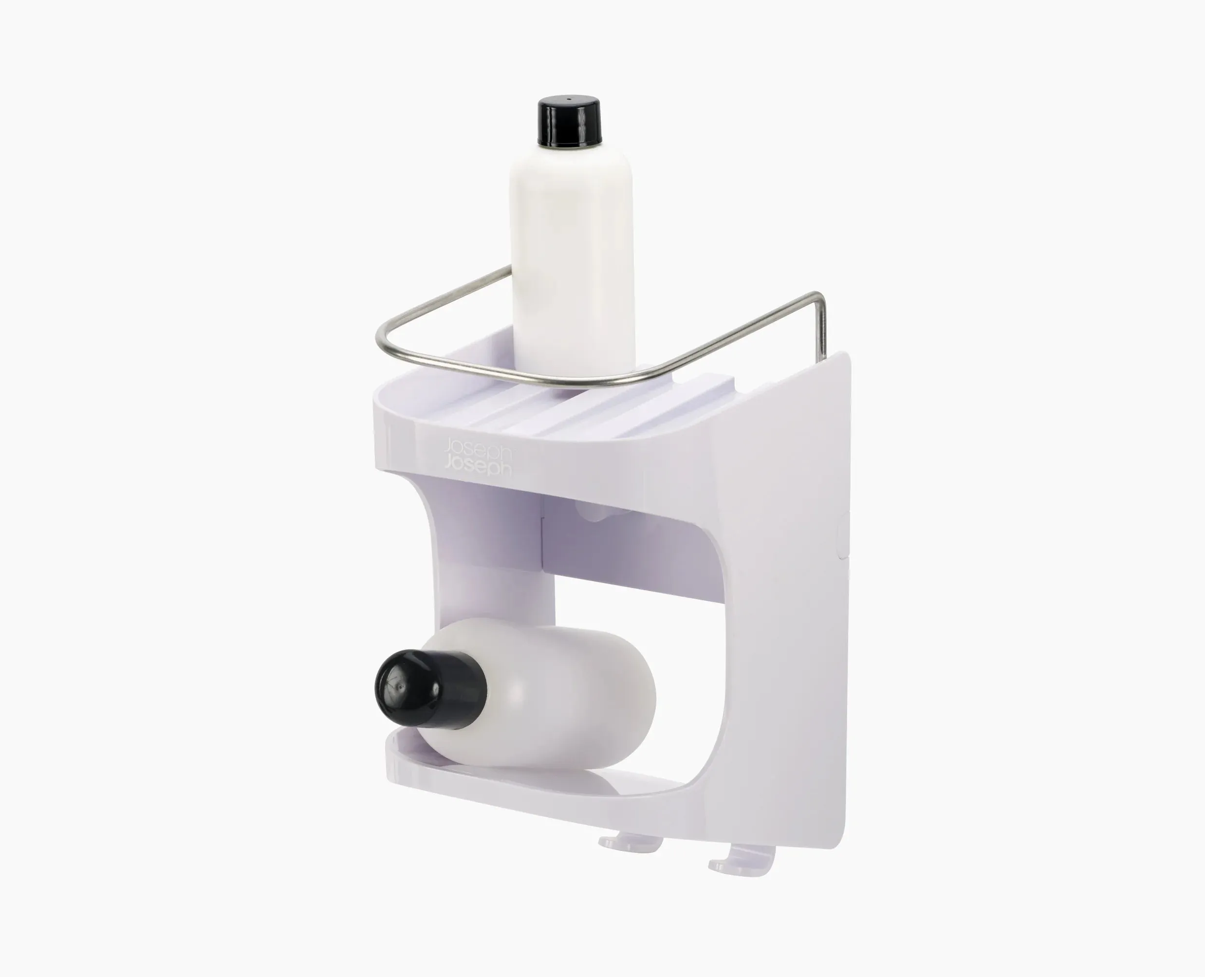 Capsule™ 2-tier White Shower Shelf