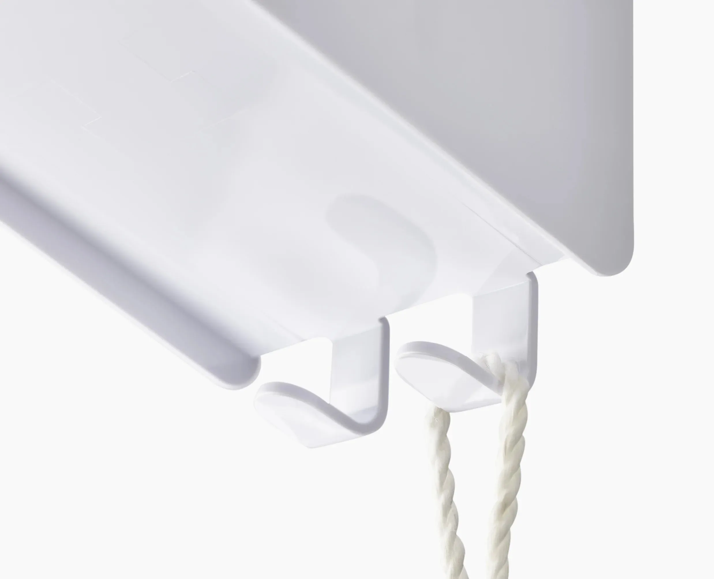 Capsule™ 2-tier White Shower Shelf