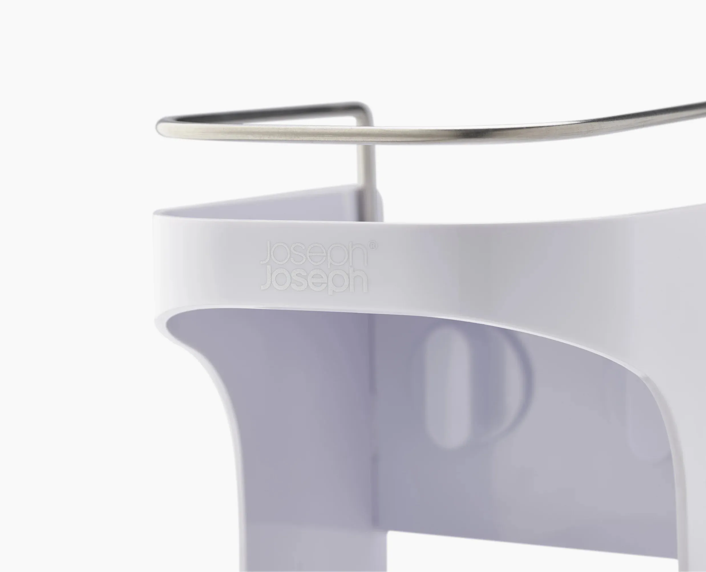 Capsule™ 2-tier White Shower Shelf