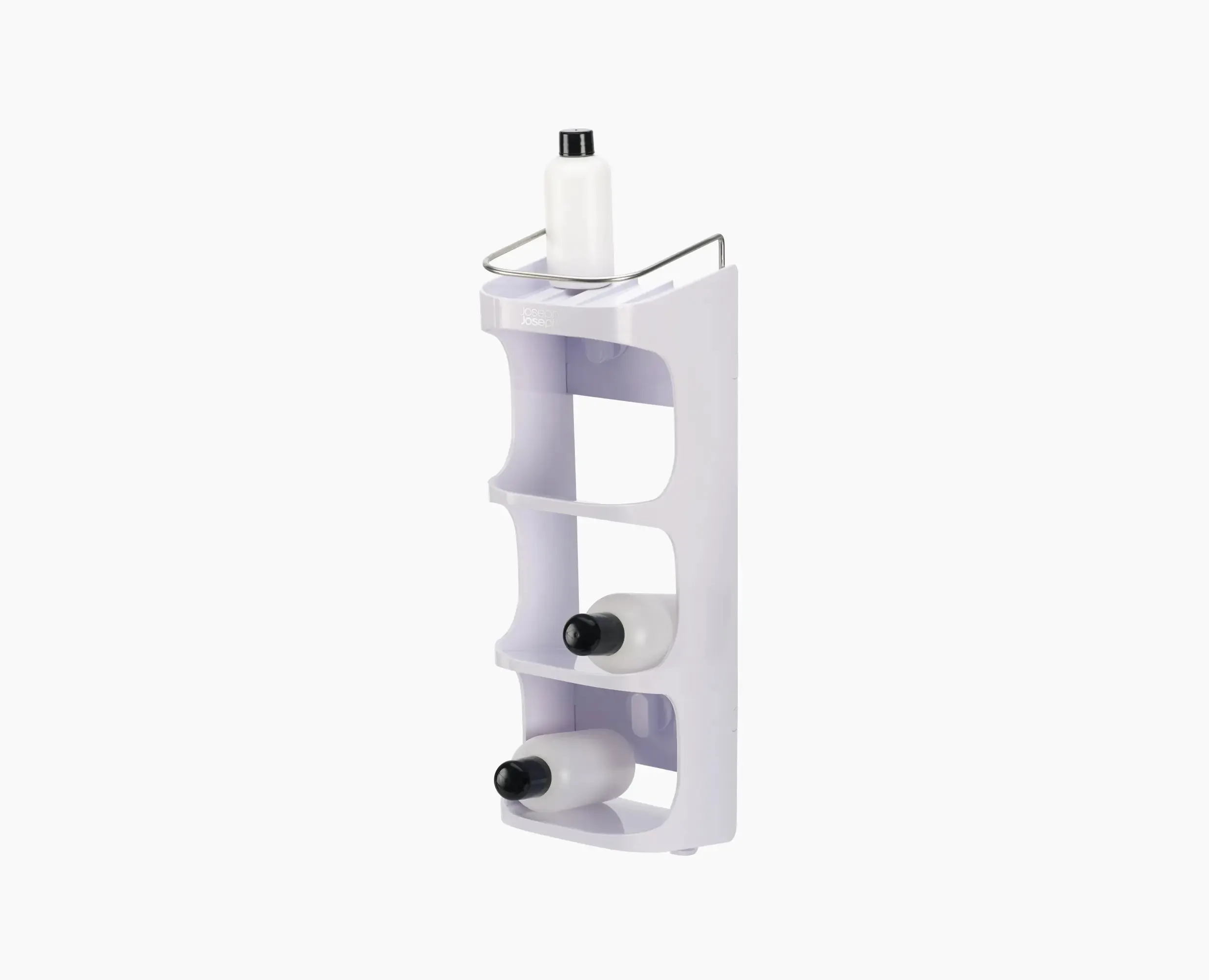 Capsule™ 4-tier White Shower Shelf