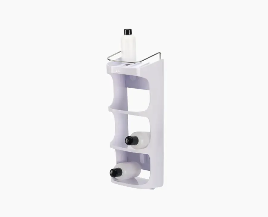 Capsule™ 4-tier White Shower Shelf