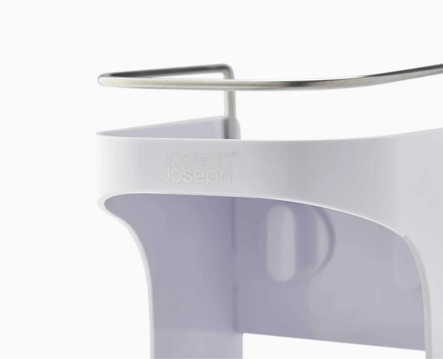 Capsule 4-tier White Shower Shelf