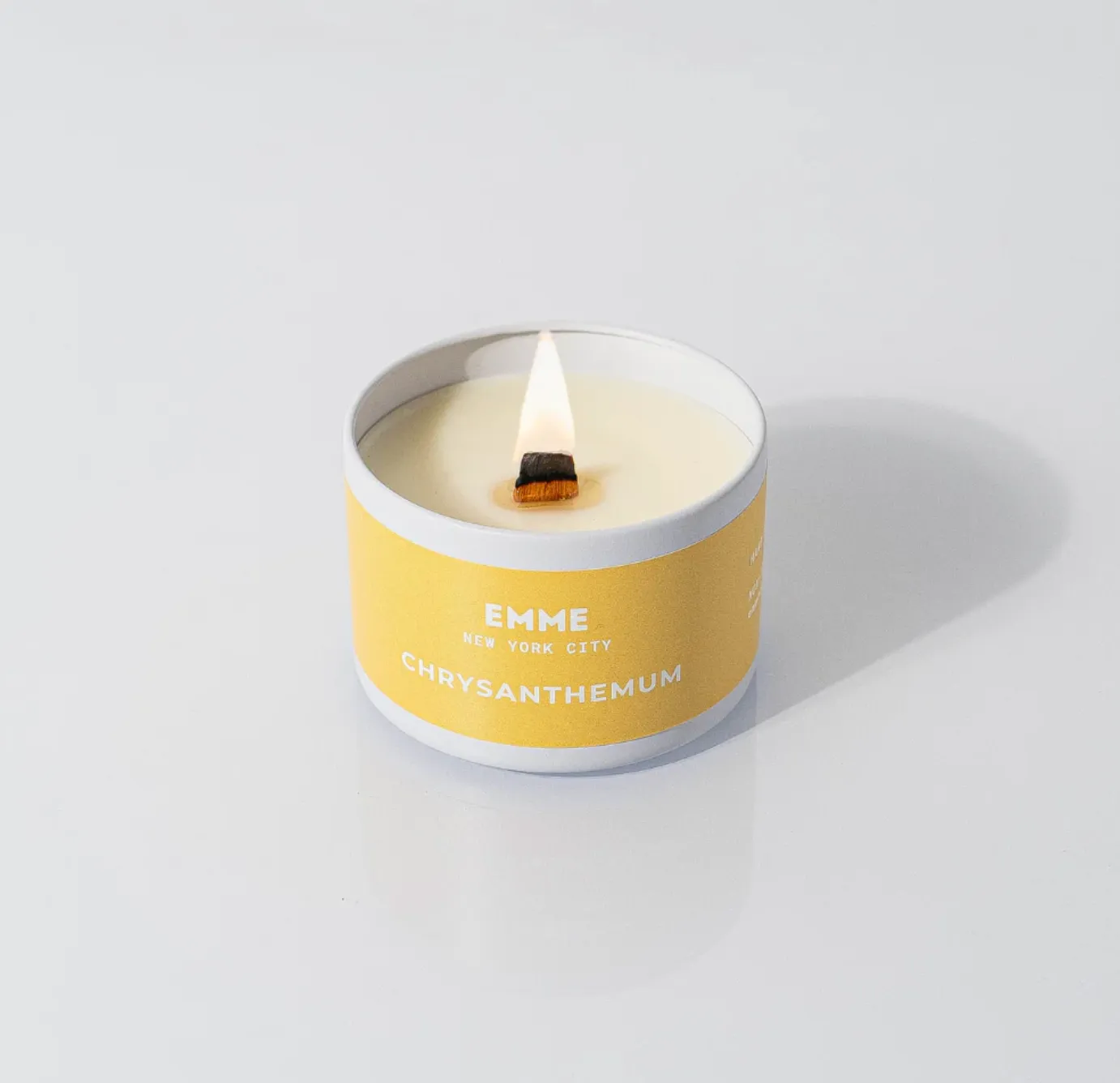 Chrysanthemum Tin Candle