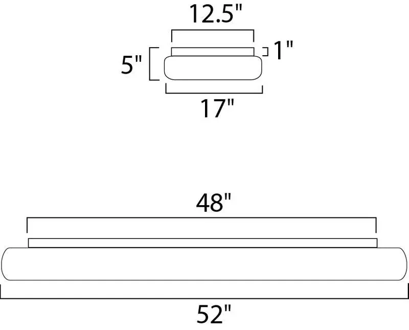 Cloud EE 16" 4 Light Flush Mount in White