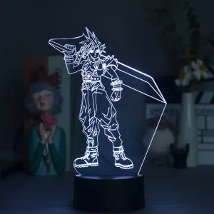 Cloud Strife LED night light