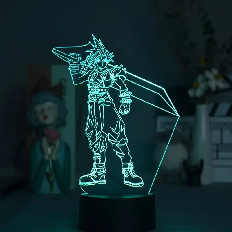 Cloud Strife LED night light