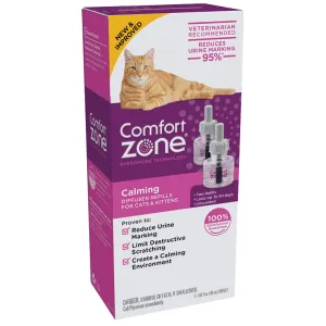 Comfort Zone Calming Pheromone Refill, 1.62 oz. - 2 pack