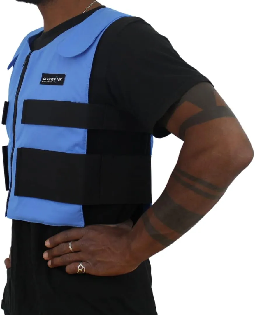 Cool Vest Personal Cooling, 59 Degrees for 2.5 hours 8 Cool Packs, Recharge in 30 Minutes