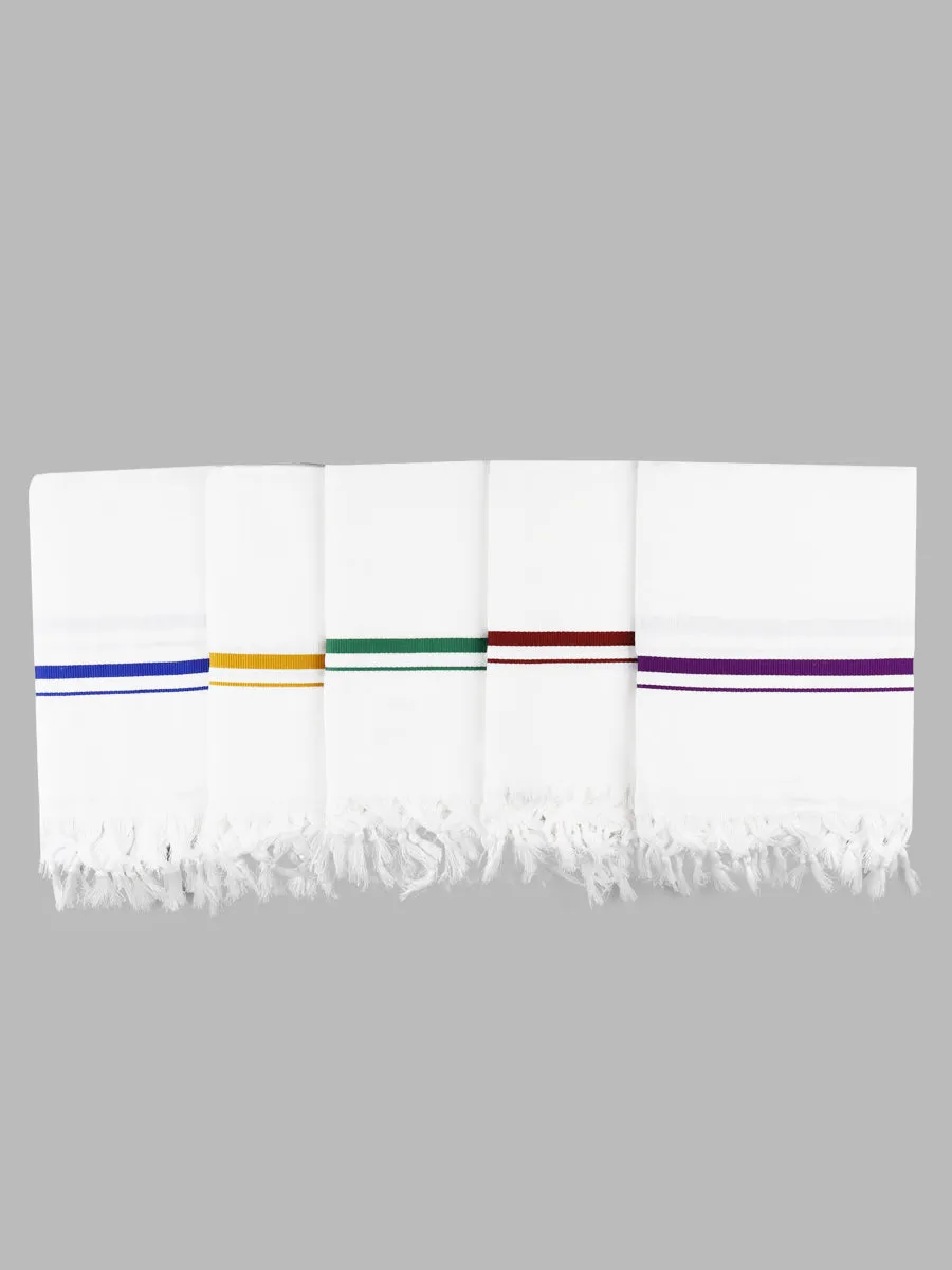 Cotton White Bath Towel Tiger BB (Pack of 2)