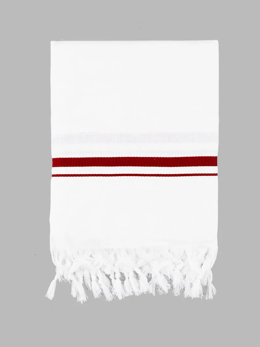 Cotton White Bath Towel Tiger BB (Pack of 2)