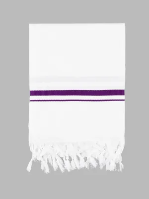 Cotton White Bath Towel Tiger BB (Pack of 2)