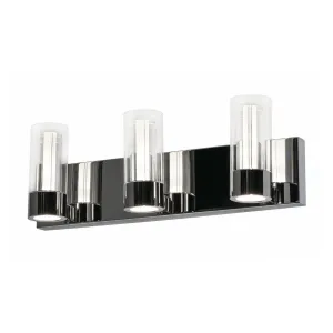 Delphia 20 in. 3 Lights LED Vanity Light Polished Chrome finish
