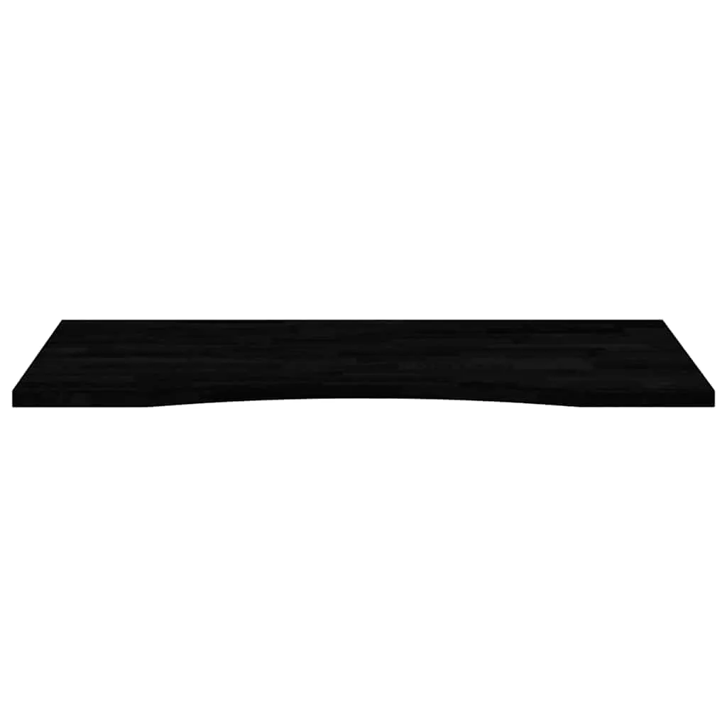 Desk Top Dark Brown 100x60x2.5 cm Solid Wood Oak Rectangular