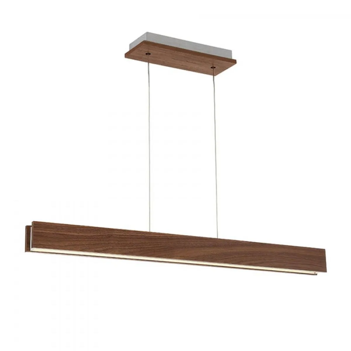 Drift 38 in. LED Pendant Light Brown Finish