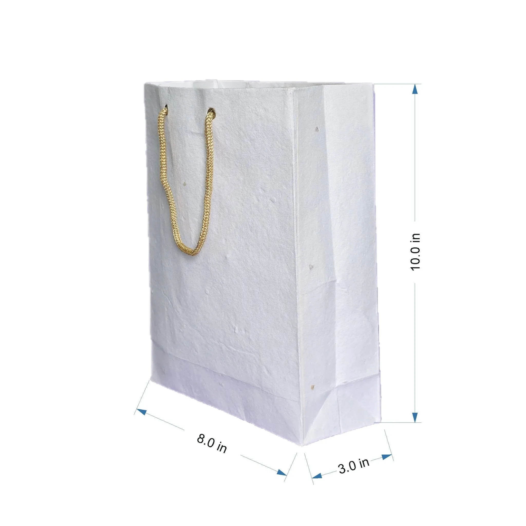 Eco Friendly Plantable Seed Paper Gifting Bags 8"x10" size